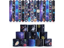 Conjunto De 30 Pulseiras Infantis Com Estampa Cósmica Festas Dxghc