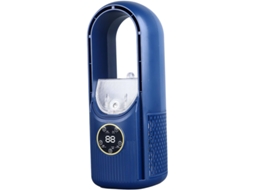 Ventilador Mesa Sem Hélices 6 Vel Névoa Timer Azul