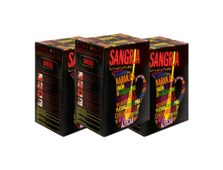 Espumante tinto WINEINTUBE Sangría Bag in Box (5 L - 3 Unidades)