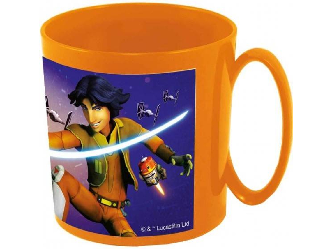 Caneca Plástica Star Wars DISNEY (Laranja)