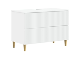 Vidaxl Armário Para Pia De Banheiro Arnhem Branco 82 X 41 X 59 Cm