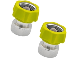 Conjunto De 2 Adaptadores Fêmea Para Mangueira Jardim Lavadoras Alta