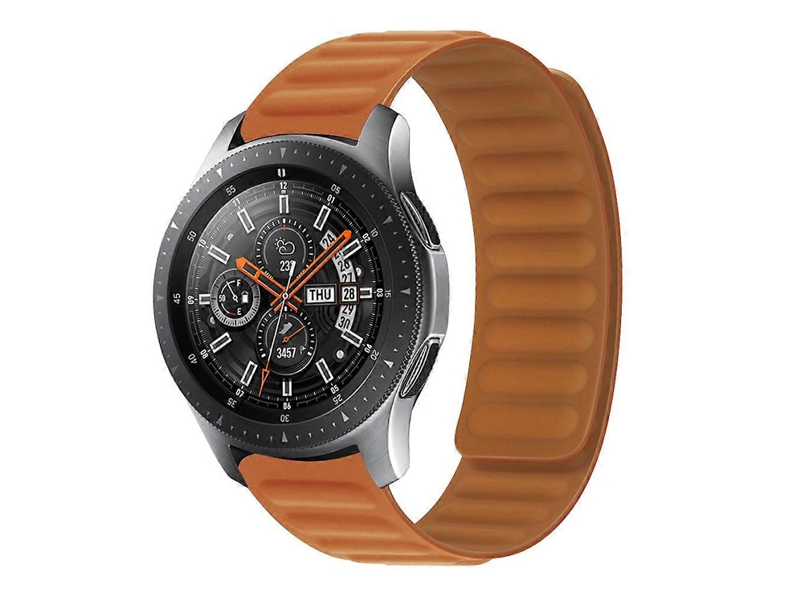 Pulseira De Silicone Magnética Em Cores Contrastantes