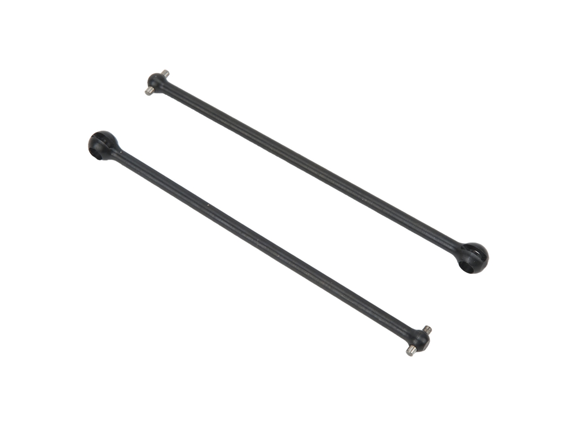 Mali eixo de Transmissão Dianteiro e Traseiro de Aço 150mm para Carro Rc Arrma 1/7 1/8 Acessórios Preto 2pcs