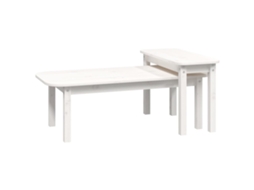 Coffee Table Set, Coffee Table Sets Vidaxl Branco Madeira De Pinho (n/a)