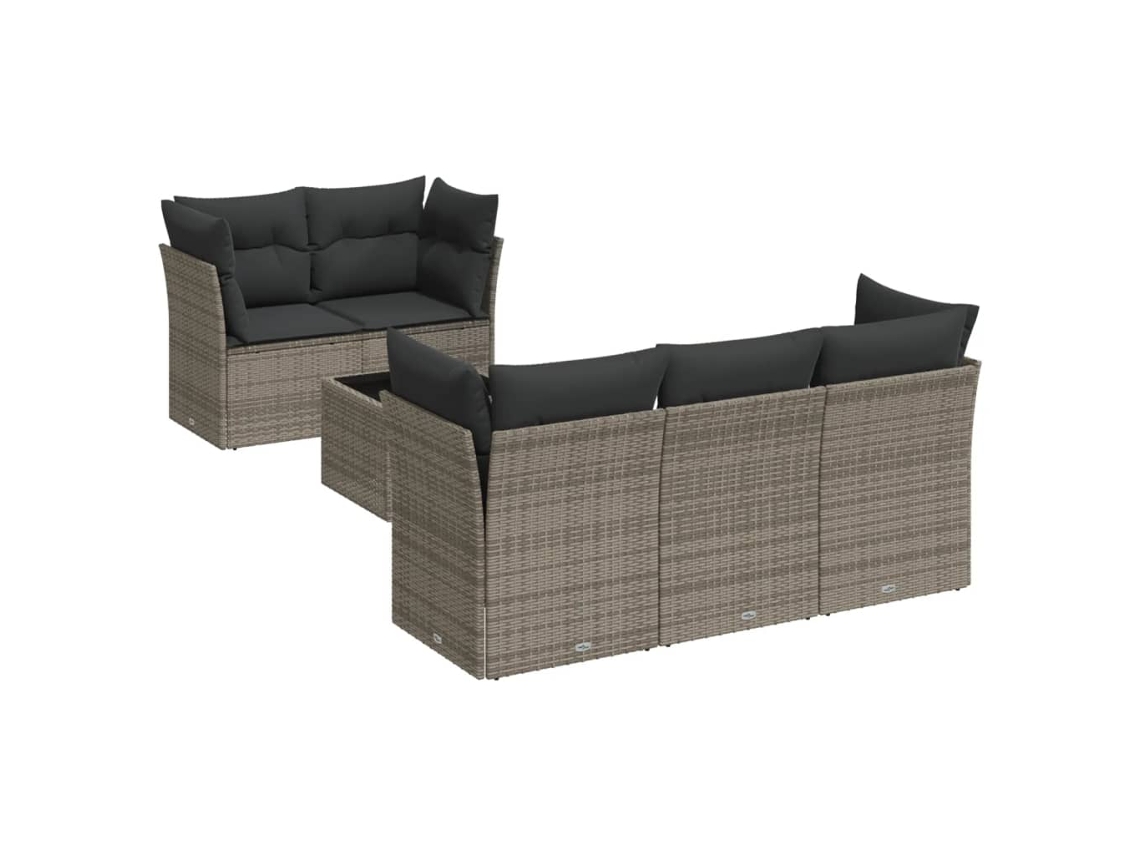 Garden Sofa Set, Garden Sofa Sets Vidaxl Cinzeto Rattan / Vime (n/a)
