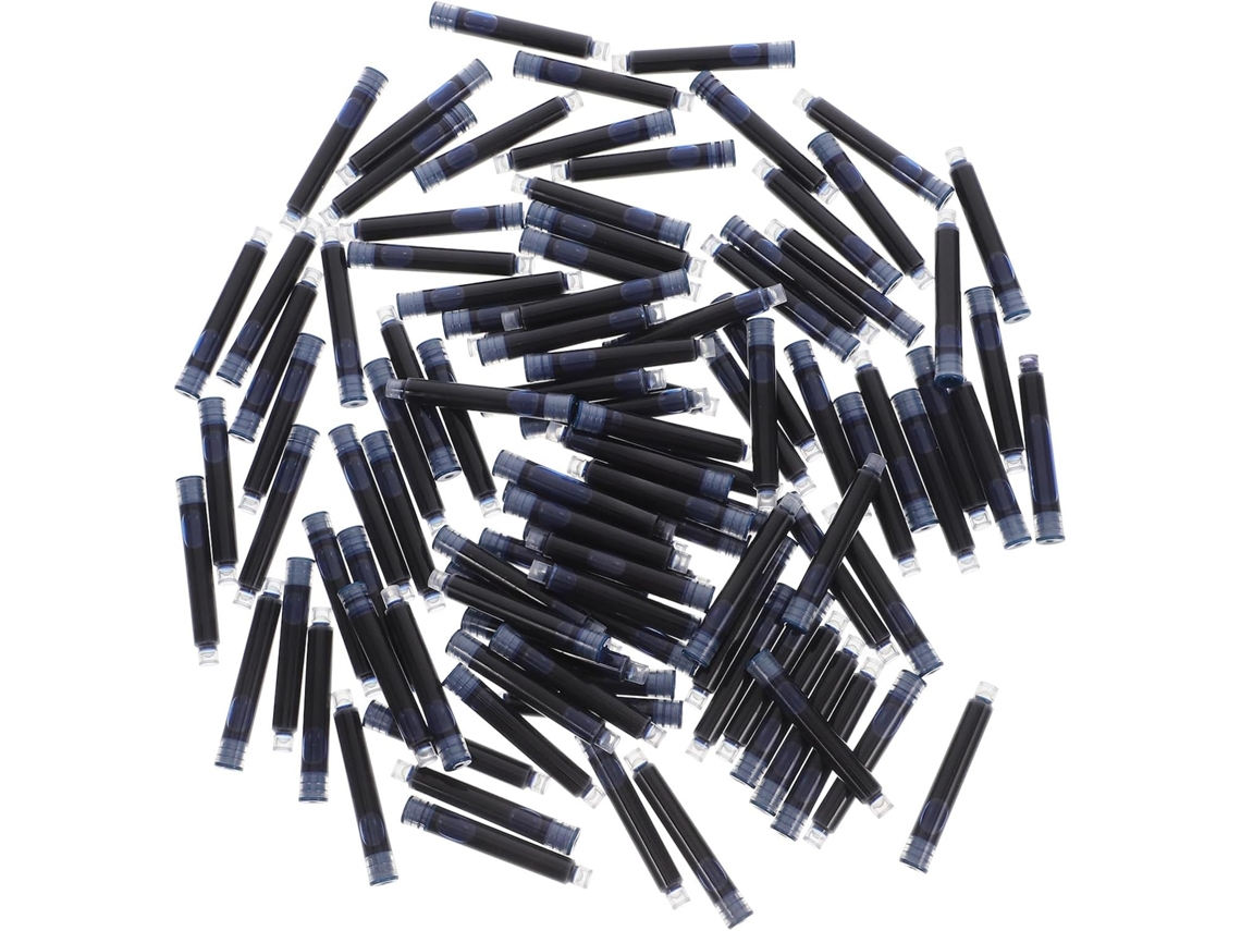 Cartuchos De Tinta Apagáveis Para Canetas-tinteiro, 100 Unidades,