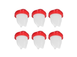 EBTOOLS Caldeira de Ovo 6 Pçs Copo de Caldeira de Ovo Antiaderente Fogão de Ovo de Silicone Molde de Caldeira de Ovo para Cozinha Doméstica