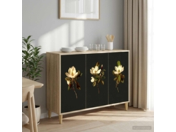 Vidaxl Buffet Bremen Sonoma 102 X 33 X 75 Cm Derivados De Madeira