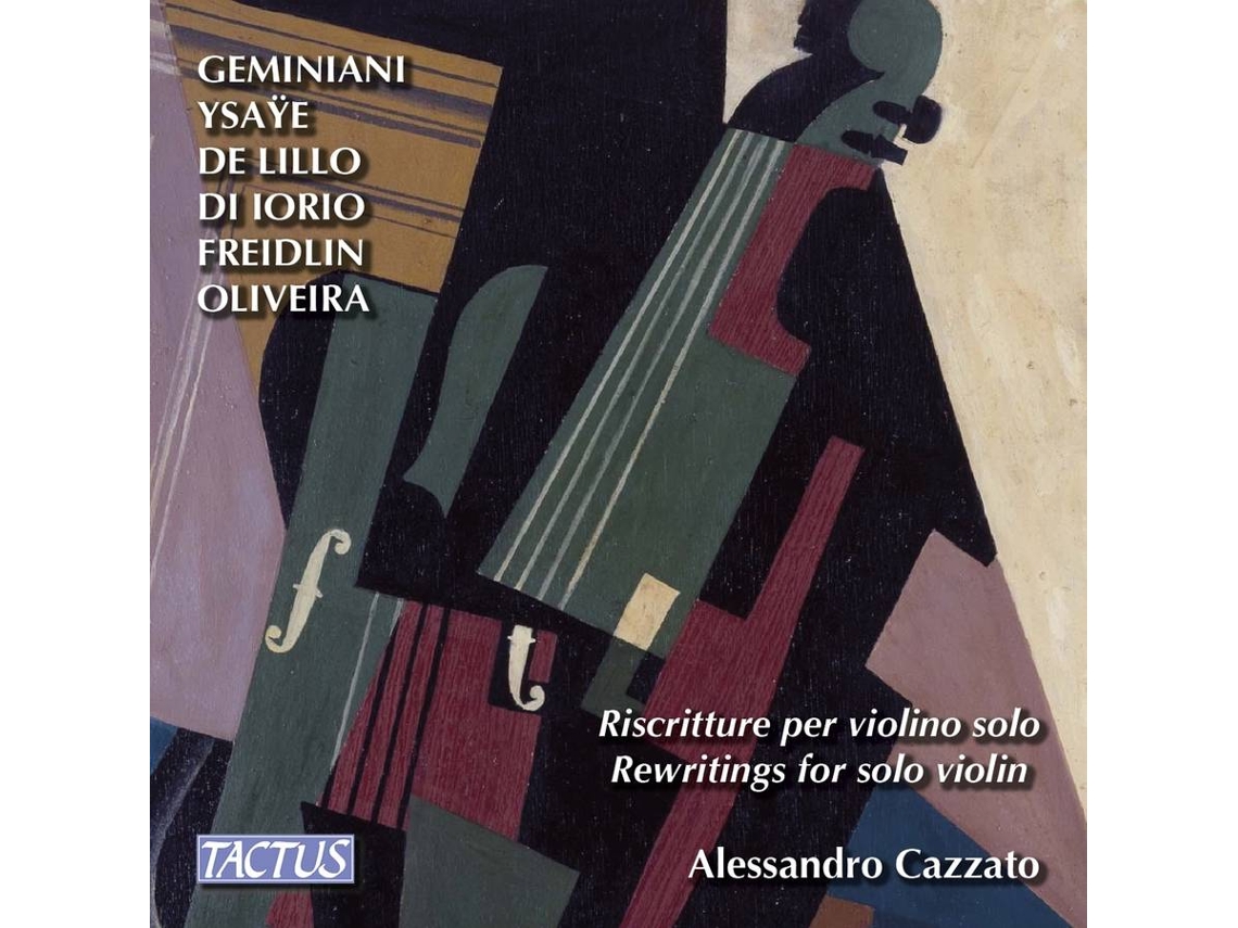 CD Cazzato,Alessandro - Rewritings for Solo Violin (1CD)