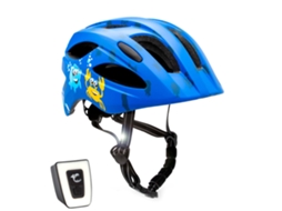 Capacete Infantil CRAZY SAFETY Oceano Azul EN1078 Certificado (6 a 12 anos)