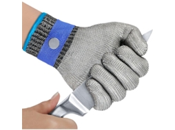 Luvas Resistentes A Cortes, Luvas De Trabalho, Proteção De Cozinha Para Filetar Peixe, Cortar Carne, Mandolina, Ostras E Trinchar(2 X G)