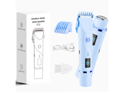 Depiladora Gertiz Depilador Feminino De Cabeça Dupla Para Uso Seco E Húmido Com Tela Led, Depilação Indolor (azul)