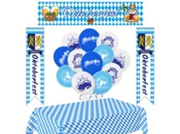 Mali conjunto de Decoração de Balões Oktoberfest Banner Balões para Festa Bavaria