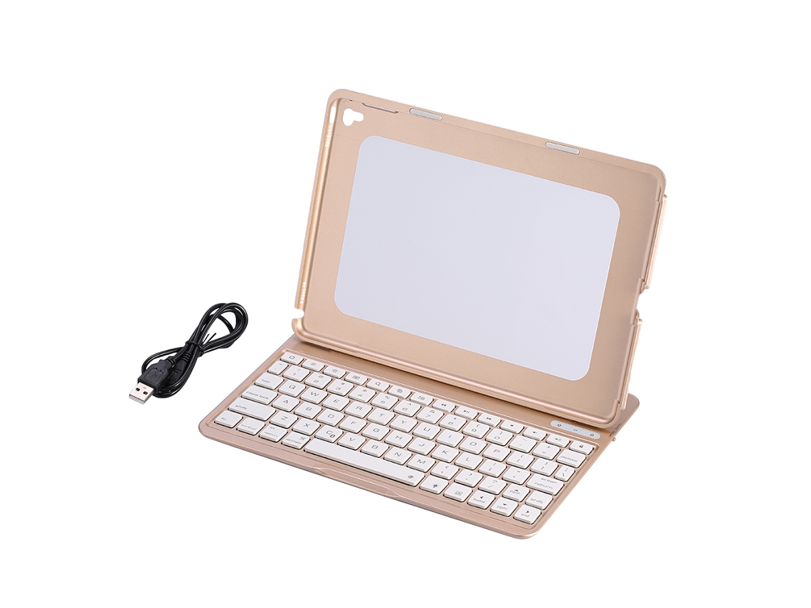Teclado Bluetooth LAXISCREED para Ipad Air 2/pro 9.7 Dourado
