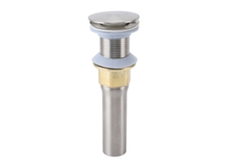 Popup Sink Drain Aço Inoxidável À Prova De Vazamento Escovado Ni Acabamento Drain Stopper Para Banheiro Cozinha