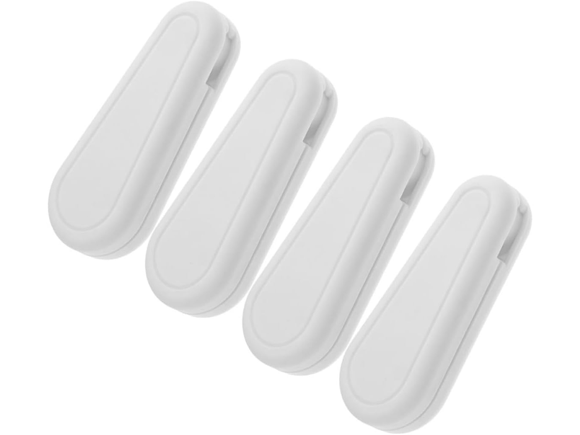 Puxador De Cordão Em Abs Branco, Conjunto De 4 Peças Para Cortinas