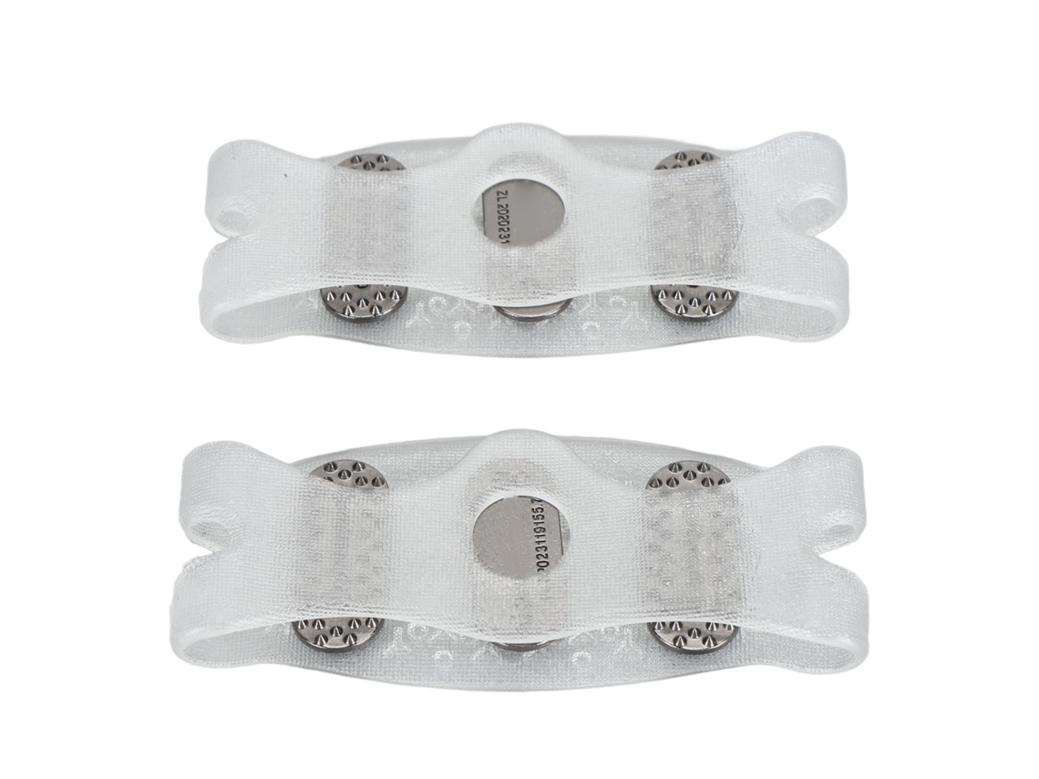 Tachas de Gelo Antiderrapantes com Grasp Forte 2pcs Branco