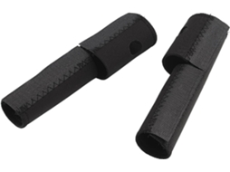 Conjunto de duas camadas protetoras para gancho de bicicleta, à prova de poeira, com revestimento envolvente.