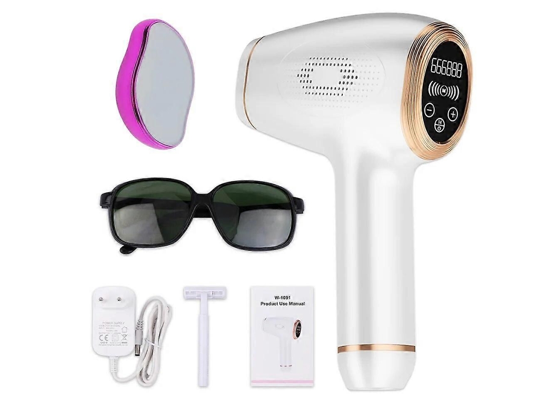 Depilador A Laser Ipl Permanente 990000 Flash, Indolor, Para Remoção De Pelos, Ideal Para Homens E Mulheres, Para O Corpo Todo E Área Do Biquíni.