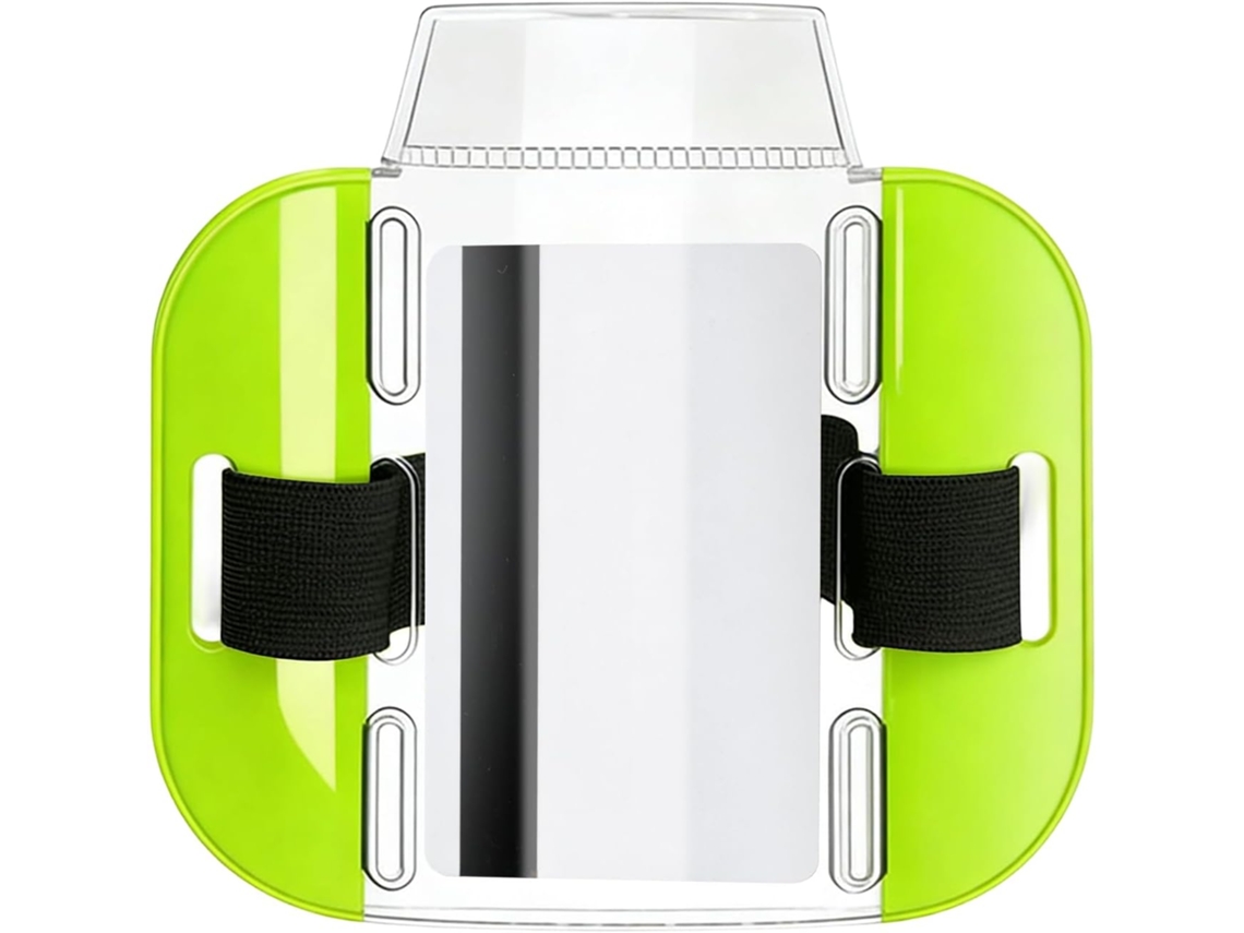 Porta Crachá De Braço, Estojo Transparente À Prova D Água, Acessório Cartão Com Elástico Ajustável, Braçadeira Com