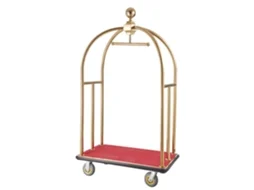 Carrinho de bagagem Vevor Gold Hotel com montantes curvos, capacidade para 500 kg