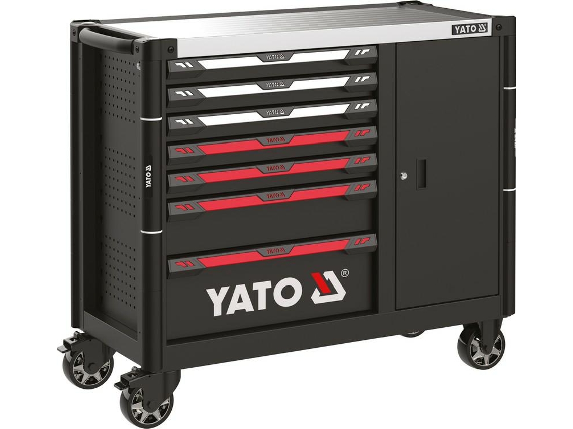 Gabinete de serviço com 7 gavetas e armazenamento Yato