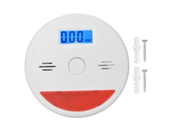 Alarme De Monóxido De Carbono Com Display Lcd (equipado Com Display, Enviado Sem Baterias)