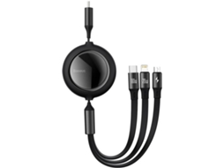 Cabo BASEUS Camlc (USB - 1.2 m - Preto)