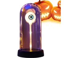Abajur de mesa em formato de Olho ou Halloween | LED decorativo, ideal para quarto e sala de estar