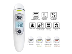 Termômetro Getit Rz8810: Termômetro Corporal, Auricular E Digital Com Visor Led, Para Bebês E Crianças