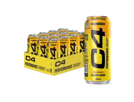 Embalagem De Bebida Energética C4 Cellucor (12x500ml)