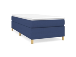 Box Spring Bed, Box Spring Beds Vidaxl Azul Tecido (90 X 190 Cm)