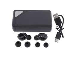 Caixa de Som Bluetooth EOOCOO, retrô, portátil, vinil
