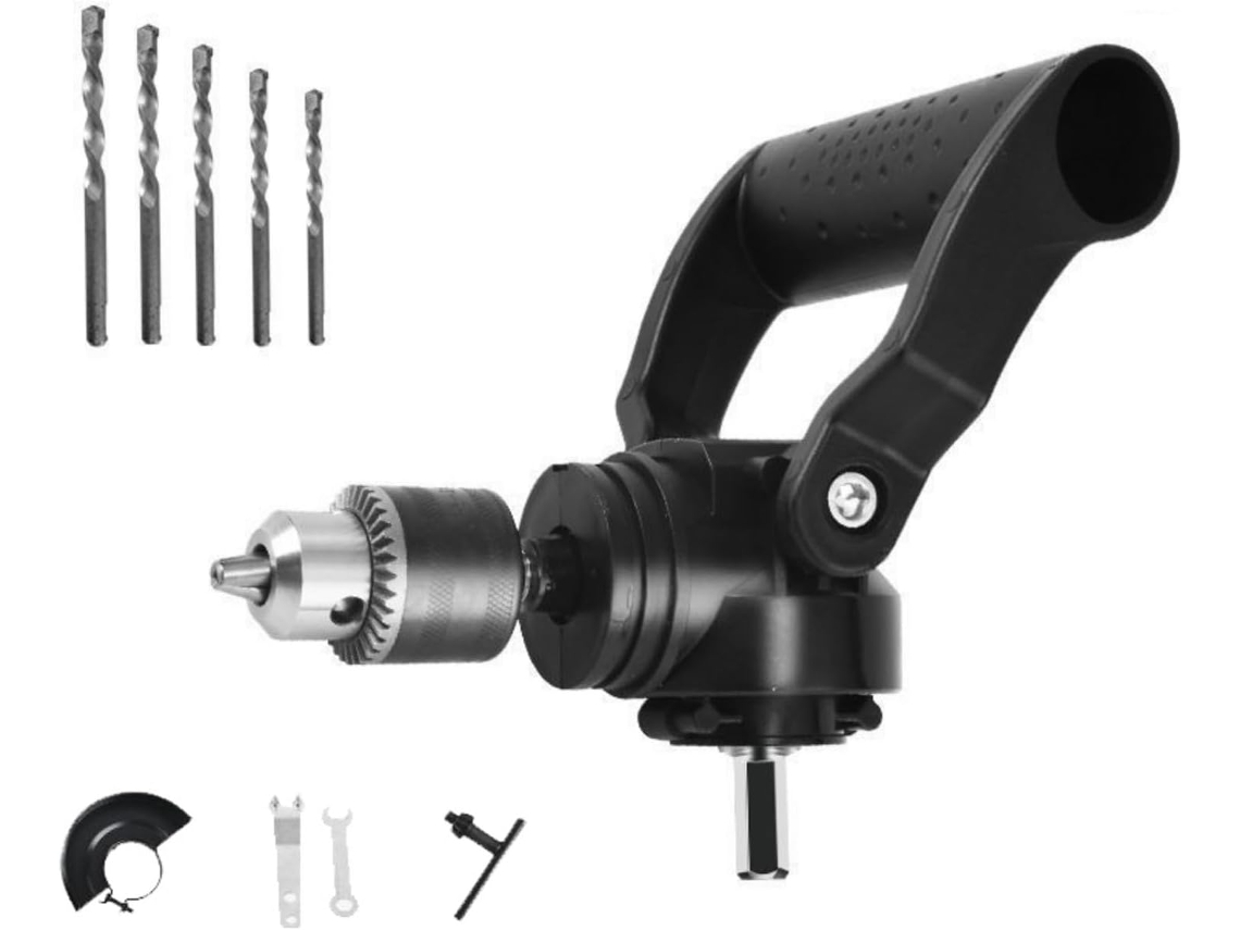 Adaptador De Furadeira Ângulo 90 Graus, Canto Universal, Fácil Operar