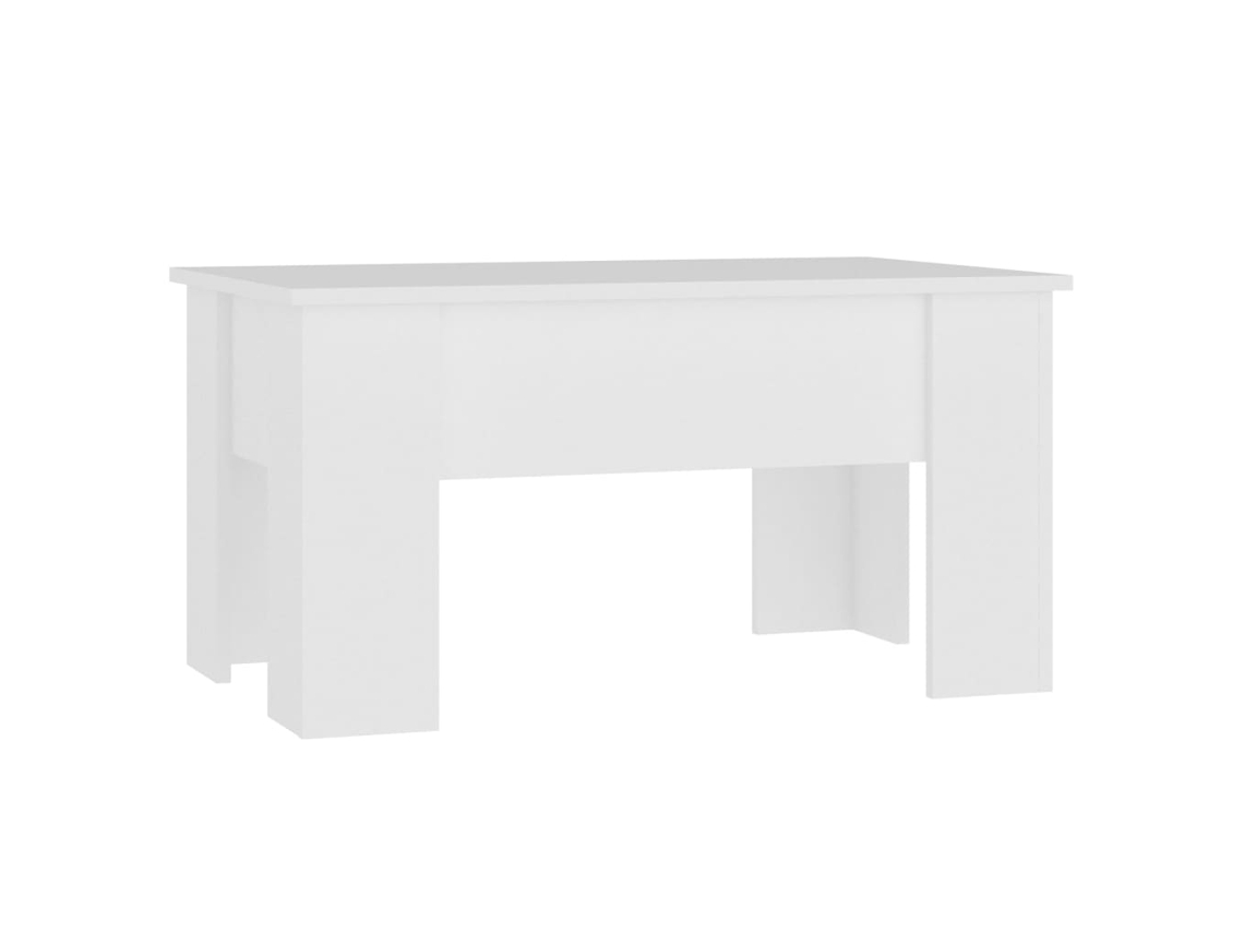 vidaXL Mesa de centro 79x49x41 cm madeira processada branco