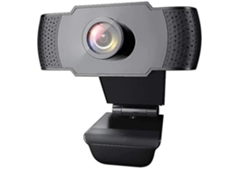 Lurelia Webcam Com Microfone Usb 2.0 Correção Automática De Luz Preto