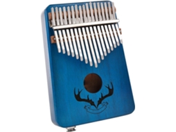 Mini Kalimba, Kalimba Portátil De Mogno (azul)