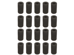 20 Pecas Esponja Filtro Protecao Inlet Aquario Pequenos Peixes Camaroes Material Nao Toxico 4x8cm S/MARCA