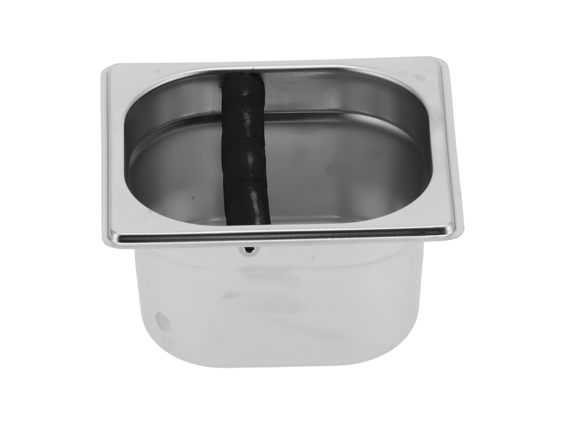 Recipiente De Borra De Café Laxiscreed Em Aço Inoxidável, Perfeito Para Máquinas Semiautomáticas