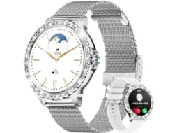 Smartwatch Feminino Chamada Bluetooth Relógio Fitness Feminino 1.32 Com Monitor de Pressão Arterial/Oxigênio/Frequência Cardíaca Bestvite