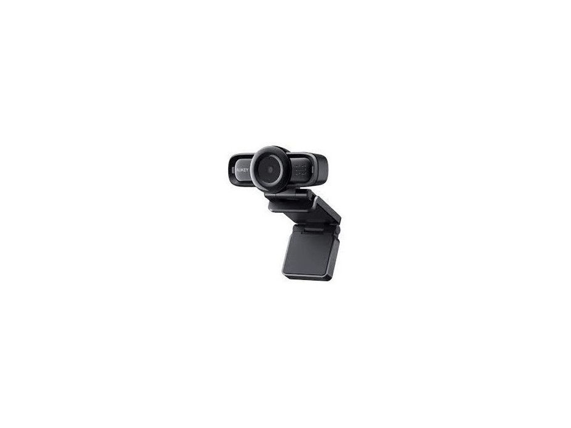 Webcam Aukey Pc Lm3 Stream Series Full Hd Com Foco Automático E Sensor Cmos De 1/3 Preta Brilvibera