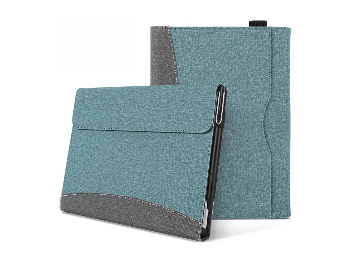 Capa Flip Resistente HEXINYIGJLY para Surface Go2/3/4,com Porta Caneta, Teclados Bases Compatíveis Verde