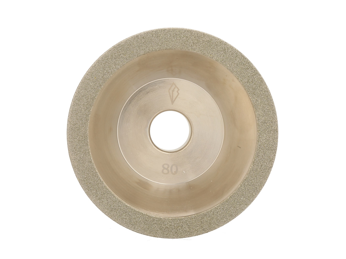 100*20mm Rueda De Esmeril Diamante Electrolítico Taza Abrasiva Para Máquina De Pulido (80)