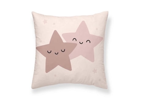 Capa de travesseiro Kids&Cotton Nadir A Cor de Rosa 50 x 50 cm