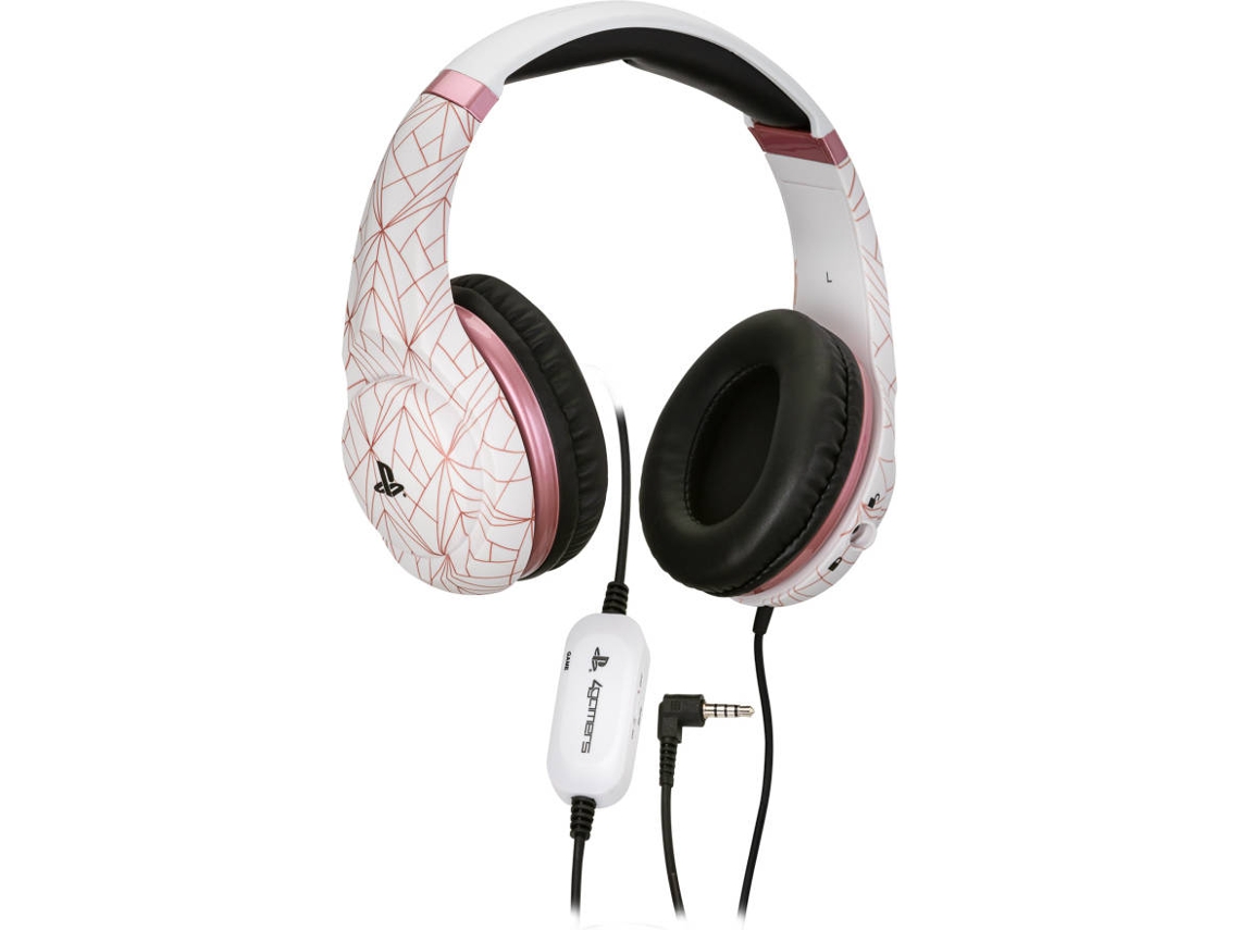 Auscultadores Gaming 4GAMERS Pro 4-70 (PS4 - Microfone - Rosa)