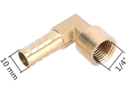Bocal de Irrigação por Névoa para Jardim, Ferramenta Jardim em Latão, Cotovelo 8 Mm, S/MARCA