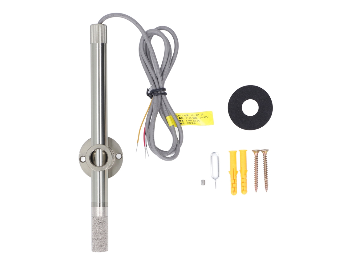 Transmissor De Sensor De Temperatura E Umidade De Alta Precisão Com Montagem Em Parede E Duto 12-36vdc