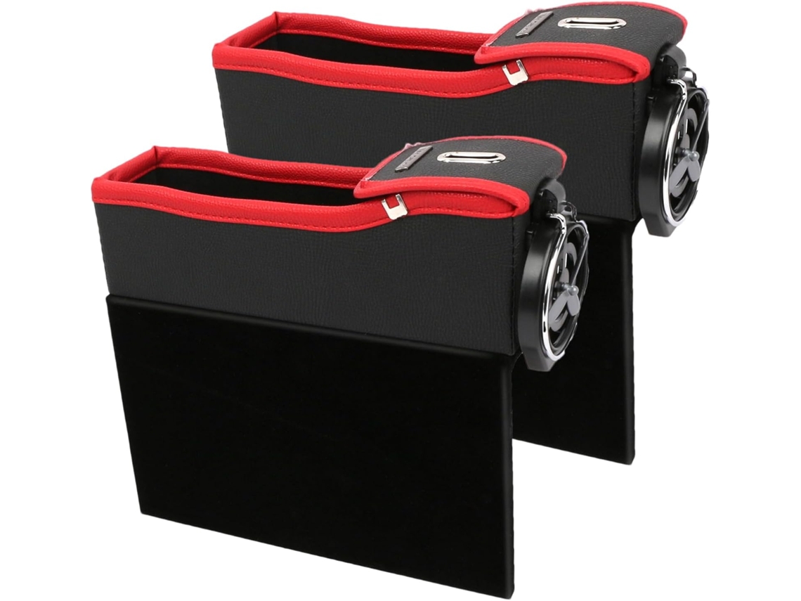 Caixa organizadora para carrinho, suporte lateral, porta-flocos