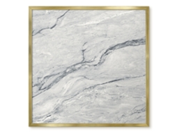 Quadro magnético de parede com efeito mármore elegante para quarto (50x50 cm)
